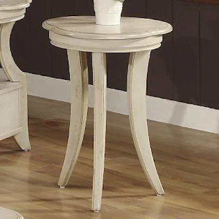 Round Cricket Chairside Table